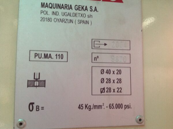 Punzonatrice  Geka - immagine 3