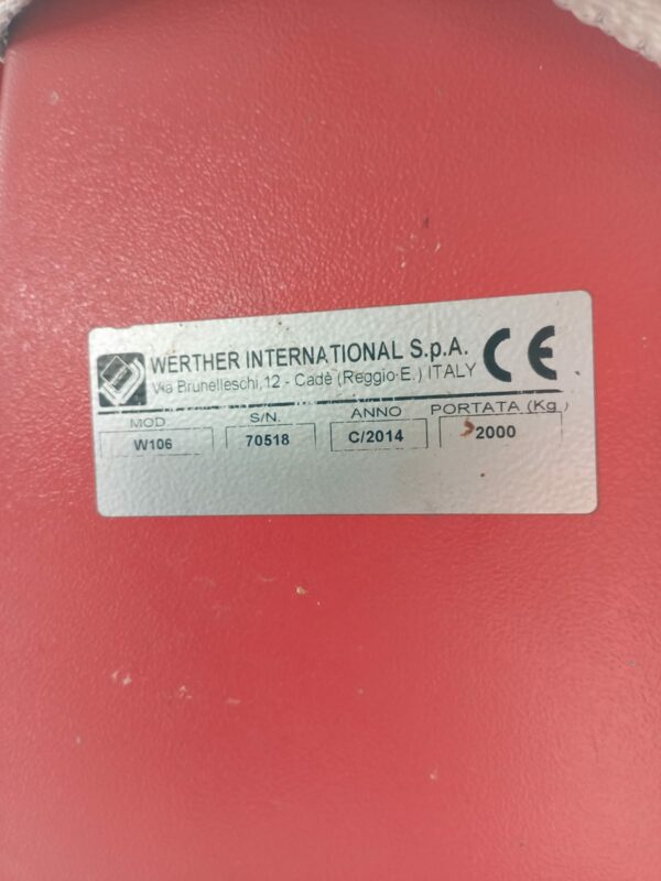 capretta di sollevamento WERTHER INTERNATIONAL - immagine 5