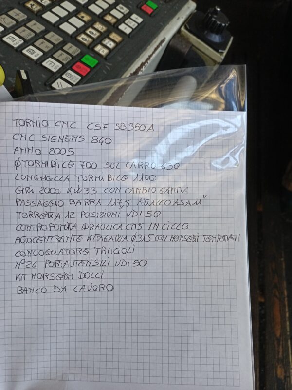 TORNIO CSF SB 350 A - immagine 6